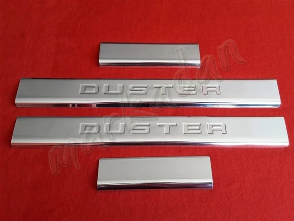 Markadan Dacia Duster Krom Kapı Eşiği 2010-2017 4 Parça Paslanmaz Çelik ürün görseli 1
