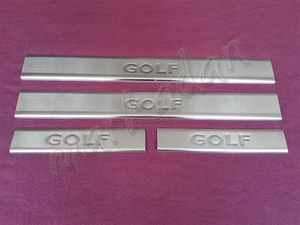 WOC Chrome VW Golf 4 Krom Kapı Eşiği 1998-2004 4 Parça Paslanmaz Çelik ürün görseli 1