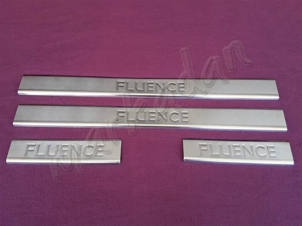 WOC Chrome Renault Fluence Krom Kapı Eşiği 2010-2016 4 Parça Paslanmaz Çelik ürün görseli 1