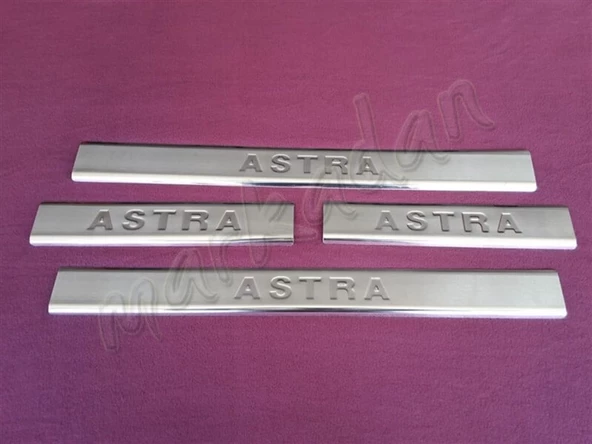 WOC Chrome Opel Astra G Krom Kapı Eşiği 1998-2009 4 Parça Paslanmaz Çelik ürün görseli 1