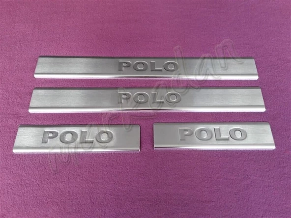 WOC Chrome VW Polo Krom Kapı Eşiği 2009-2017 4 Parça Paslanmaz Çelik ürün görseli 1