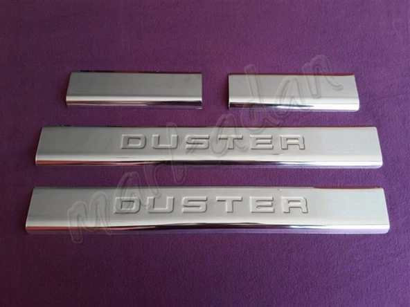 WOC Chrome Dacia Duster Krom Kapı Eşiği 2010-2017 4 Parça Paslanmaz Çelik ürün görseli 1