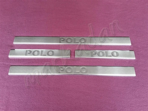 WOC Chrome VW Polo Krom Kapı Eşiği 2001-2009 4 Parça Paslanmaz Çelik ürün görseli 1