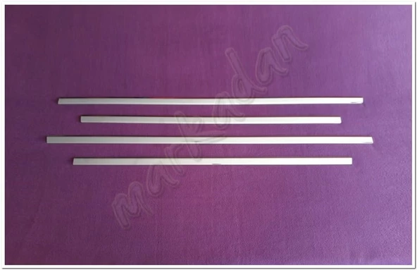 WOC Chrome Ford Focus Sedan Krom Cam Çıtası 2005-2011 4 Parça Paslanmaz Çelik ürün görseli 1