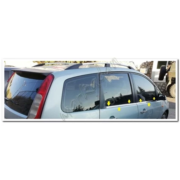 WOC Chrome Ford C-Max Krom Cam Çıtası 2003-2010 4 Parça Paslanmaz Çelik ürün görseli 1