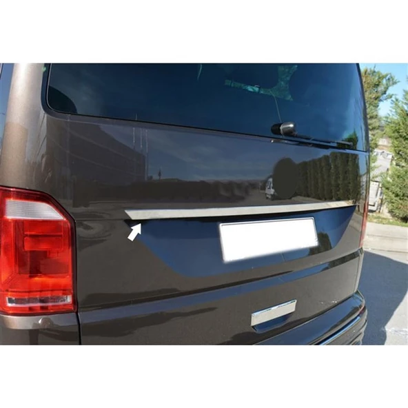 WOC Chrome VW T6 Transporter Plaka Üstü Krom Çıta 2015-2024 Paslanmaz Çelik ürün görseli 1