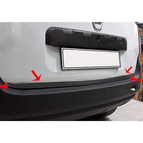 WOC Chrome Dacia Duster Krom Bagaj Alt Çıta 2010-2017 Paslanmaz Çelik ürün görseli 1