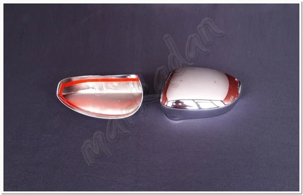 Markadan Fiat Grande Punto Krom Ayna Kapağı 2006-2017 2 Parça ABS Krom ürün görseli 1
