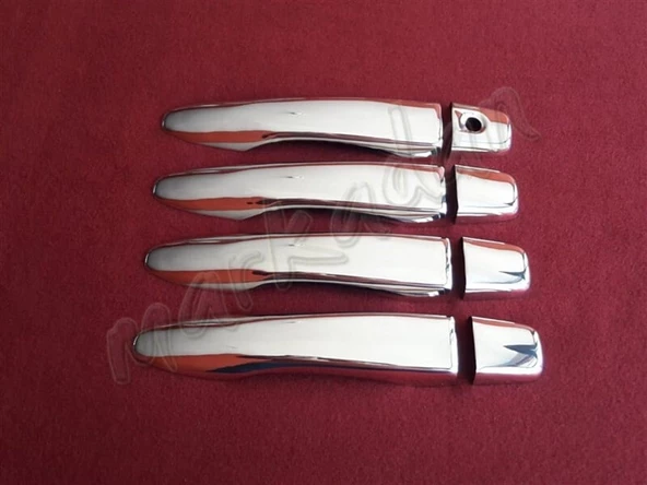 DB Chrome Nissan X-Trail Sensörsüz Kapı Kolu Nikelajı 2014-2021 4 Kapı P.Çelik ürün görseli 1