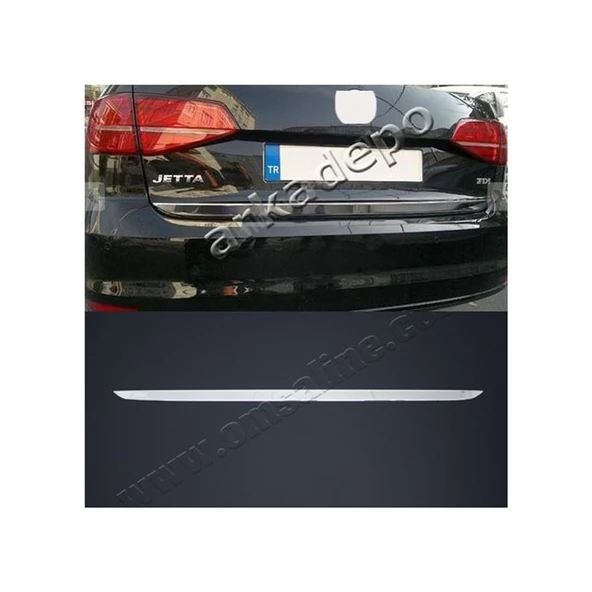 Markadan VW Jetta Krom Bagaj Alt Çıta 2015-2017 Paslanmaz Çelik ürün görseli 1