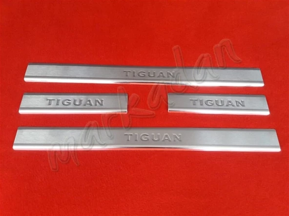 Markadan VW Tiguan Krom Kapı Eşiği 2016-2024 4 Parça Paslanmaz Çelik ürün görseli 1
