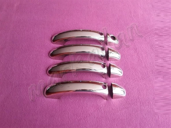 WOC Chrome VW Touareg Sensörlü Krom Kapı Kolu 2003-2007 4 Kapı Paslanmaz Çelik ürün görseli 1