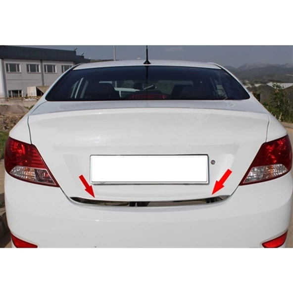 Markadan Hyundai Accent Blue Krom Bagaj Alt Çıta 2011-2018 Paslanmaz Çelik ürün görseli 1