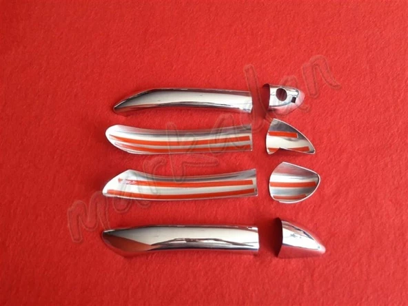 Markadan Mercedes ML W164 Krom Kapı Kolu 2006-2011 4 Kapı Paslanmaz Çelik - Resim 2