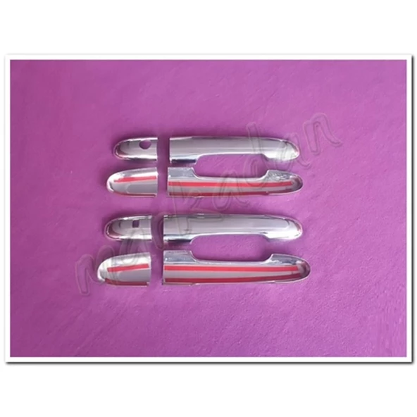 WOC Chrome Mercedes Viano Sensörlü Krom Kapı Kolu 2004-2014 4 Kapı Paslanmaz Çelik - Resim 2
