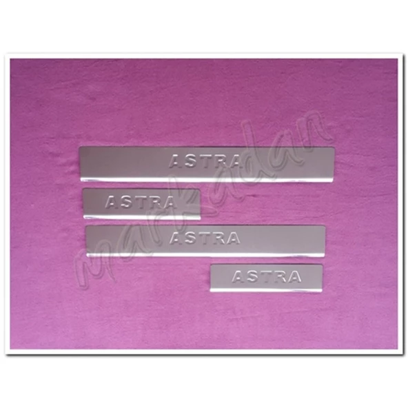 WOC Chrome Opel Astra H Krom Kapı Eşiği 2004-2013 4 Parça Paslanmaz Çelik ürün görseli 1