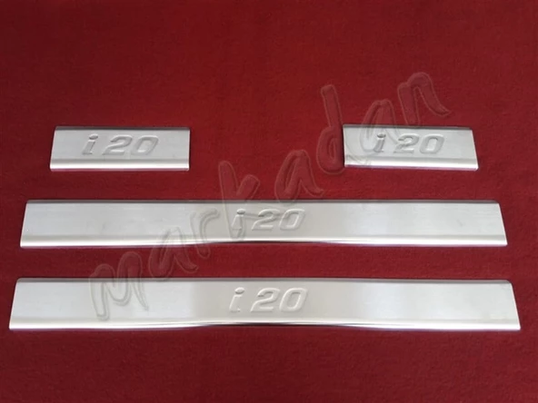 DB Chrome Hyundai i20 Krom Kapı Eşiği 2014-2020 4 Parça P.Çelik ürün görseli 1