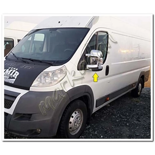 Citroen Jumper Krom Ayna Kapağı 2006 Sonrası 2 Parça Abs Krom ürün görseli 1