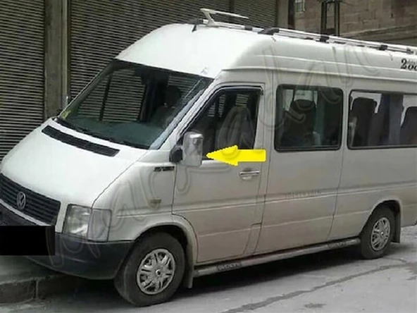 VW Volt Lt Krom Ayna Kapağı 1998-2006 2 Parça Abs Krom - Resim 3