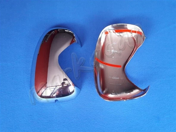Renault Trafic Krom Ayna Kapağı 2001-2014 2 Parça Abs Krom - Resim 2