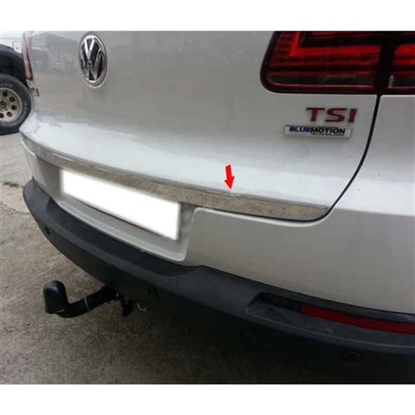 VW Tiguan Krom Bagaj Alt Çıtası 2007-2015 Paslanmaz Çelik ürün görseli 1