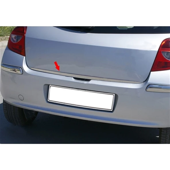 Renault Clio 3 HB Krom Bagaj Alt Çıta 2006-2011 Paslanmaz Çelik ürün görseli 1