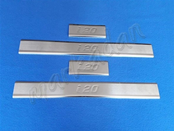 Hyundai i20 Krom Kapı Eşiği 2014-2020 4 Parça Paslanmaz Çelik ürün görseli 1