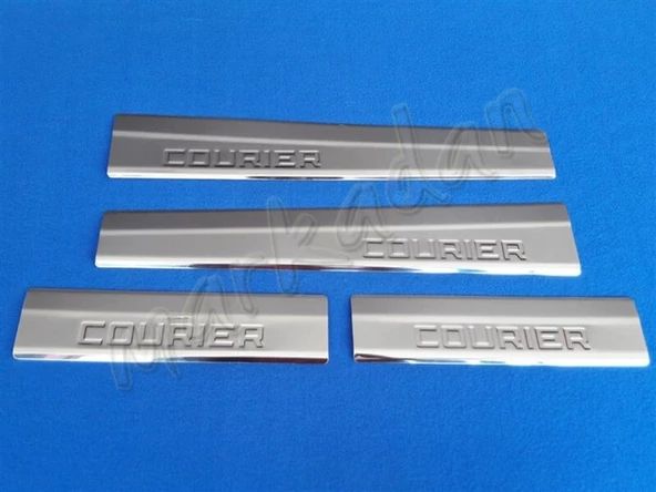 Ford Tourneo Courier Krom Kapı Eşiği 2014-2023 4 Parça Paslanmaz Çelik ürün görseli 1