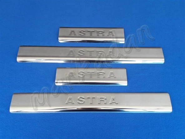 Opel Astra H Krom Kapı Eşiği 2004-2013 4 Parça Paslanmaz Çelik ürün görseli 1