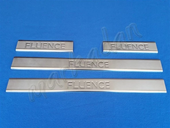 Renault Fluence Krom Kapı Eşiği 2010-2016 4 Parça Paslanmaz Çelik ürün görseli 1