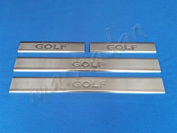 VW Golf 4 Krom Kapı Eşiği 1998-2004 4 Parça Paslanmaz Çelik ürün görseli 1