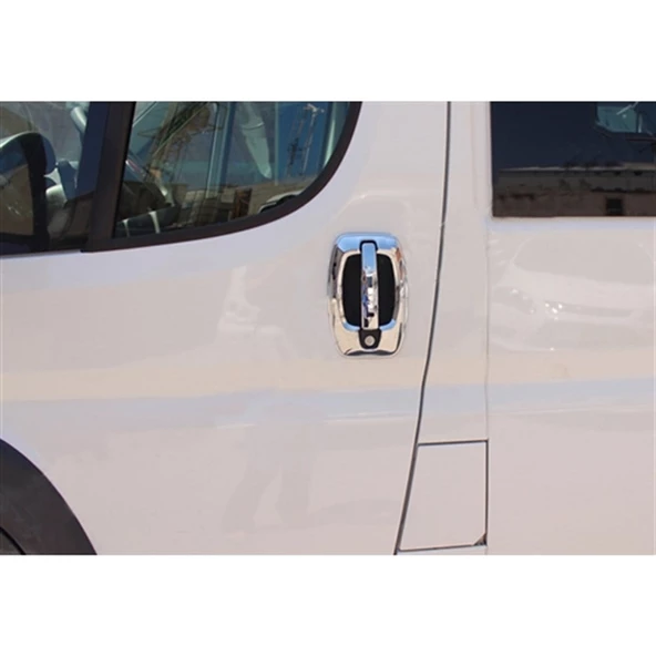 Fiat Ducato Krom Kapı Kolu 2014 Sonrası 4 Kapı 8 Parça Paslanmaz Çelik ürün görseli 1