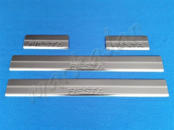 Ford Fiesta Krom Kapı Eşiği 2009-2017 4 Parça Paslanmaz Çelik ürün görseli 1