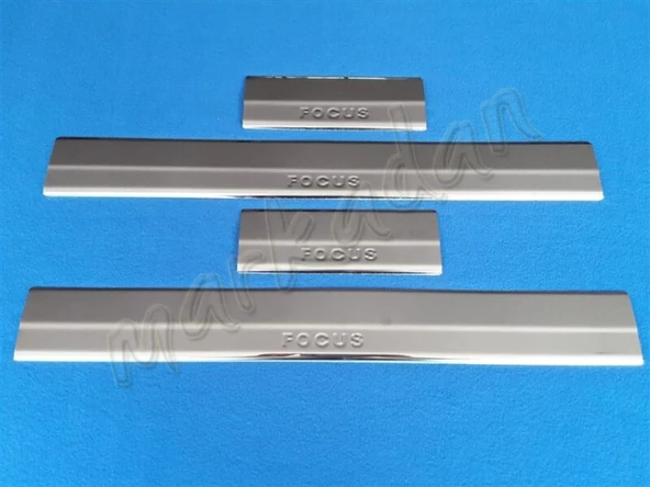 Ford Focus Krom Kapı Eşiği 2005-2011 4 Parça Paslanmaz Çelik ürün görseli 1