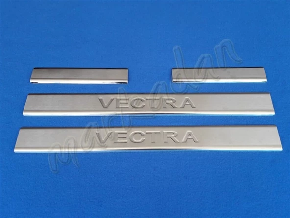 Opel Vectra C Krom Kapı Eşiği 2002-2009 4 Parça Paslanmaz Çelik ürün görseli 1