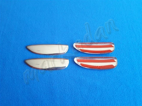 Renault Clio 2 Krom Kapı Kolu 1999-2009 4 Kapı Paslanmaz Çelik - Resim 2