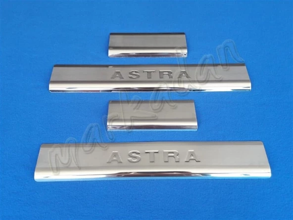 Opel Astra K Krom Kapı Eşiği 2015 Sonrası 4 Parça Paslanmaz Çelik ürün görseli 1