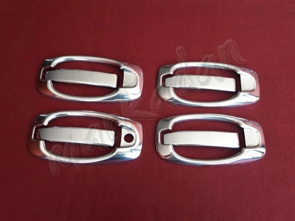 DB Chrome Citroen Nemo Kapı Kolu Nikelajı 2008 Sonrası 4 Kapı 8 Parça P.Çelik ürün görseli 1