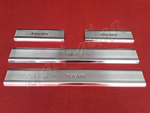 DB Chrome Ford Focus Krom Kapı Eşiği 1998-2005 4 Parça P.Çelik ürün görseli 1