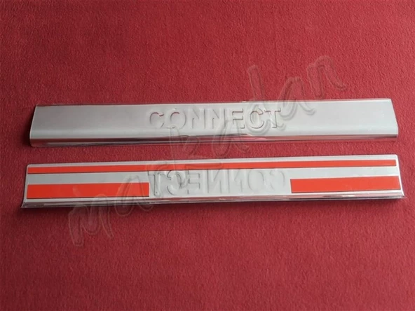 DB Chrome Ford Connect Krom Kapı Eşiği 2002-2014 2 Parça P.Çelik - Resim 2