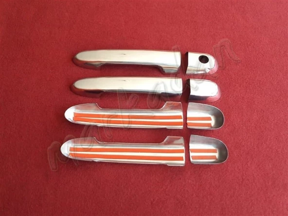 DB Chrome Hyundai Accent Era Kapı Kolu Nikelajı 2005-2011 4 Kapı P.Çelik - Resim 2