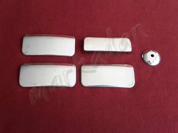 DB Chrome Ford Transit Kapı Kolu Nikelajı 2003-2013 4 Kapı 5 Parça P.Çelik ürün görseli 1