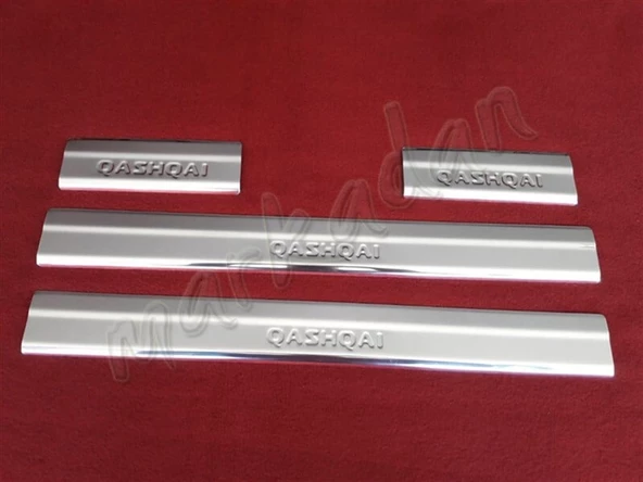 DB Chrome Nissan Qashqai Krom Kapı Eşiği 2007-2014 4 Parça P.Çelik ürün görseli 1