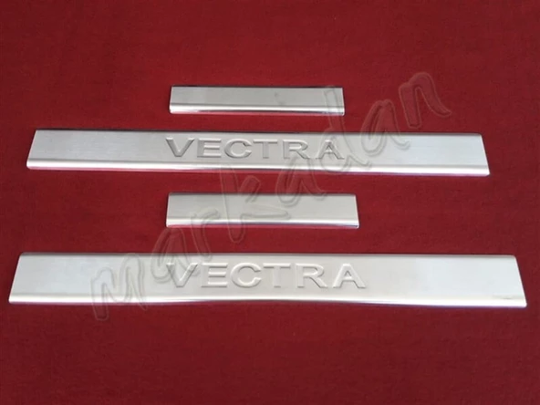 DB Chrome Opel Vectra C Krom Kapı Eşiği 2002-2009 4 Parça P.Çelik ürün görseli 1