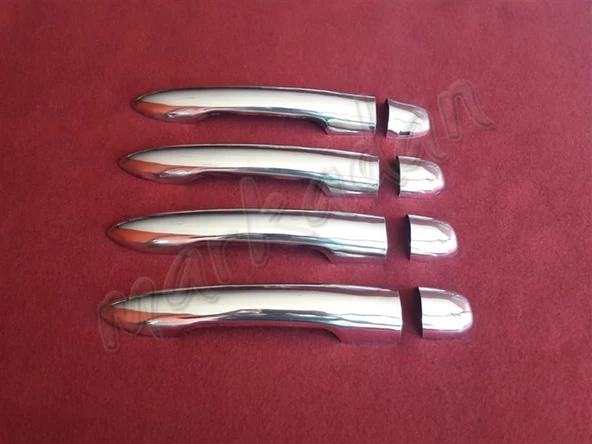 DB Chrome Renault Megane 2 Kapı Kolu Nikelajı 2004-2010 4 Kapı P.Çelik ürün görseli 1