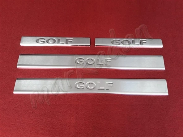 DB Chrome VW Golf 5 Krom Kapı Eşiği 2004-2009 4 Parça P.Çelik ürün görseli 1