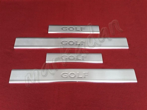 DB Chrome VW Golf 4 Krom Kapı Eşiği 1998-2004 4 Parça P.Çelik ürün görseli 1