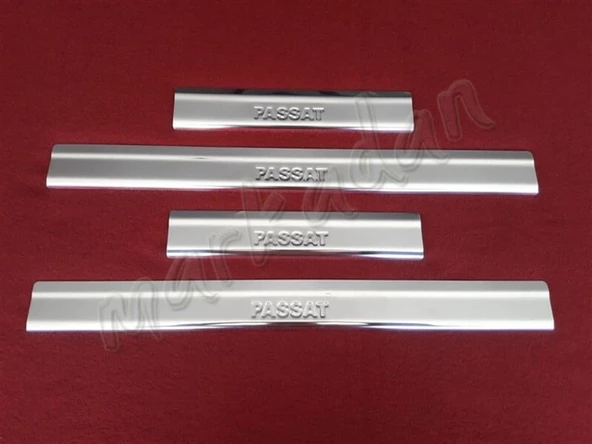 DB Chrome VW Passat 3C Krom Kapı Eşiği 2005-2015 4 Parça P.Çelik ürün görseli 1