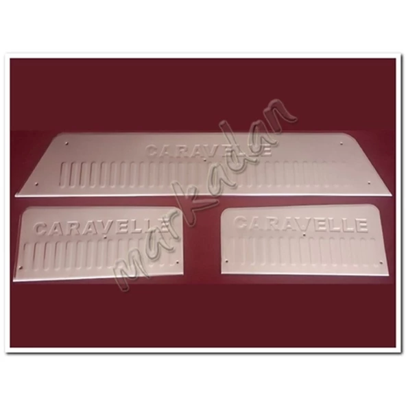 DB Chrome VW T5 Caravelle Krom Kapı Eşiği 2003-2014 3 Parça P.Çelik ürün görseli 1