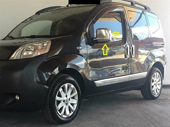 DB Chrome Peugeot Bipper Krom Ayna Kapağı 2008 Sonrası 2 Parça Abs Krom ürün görseli 1